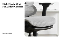 Ergonomic Chair with Headrest Breathable spinerest for Gaming Setup, Workstation