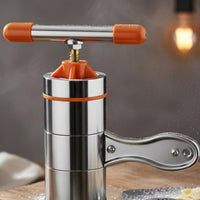 Manual Pasta Press Easy to Use Hand Crank Pasta Press Single Die Included