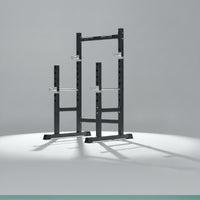 Adjustable Half Rack with Pull-up Bar Strong Squat Rack with Pull-up Bar Stable Squat Stand Industrial for Weightlifters
