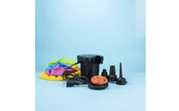 Electric Inflator Device 3 Nozzles Included Inflator Deflator Pump Inflation Tool for Waterside, Camping
