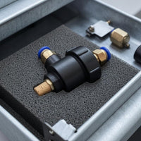 Quick Exhaust Valve Porous Filter Component Pneumatic Exhaust Valve Black Body