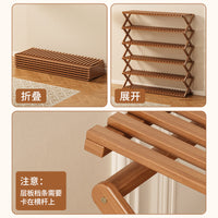 Bamboo Shoe Rack, 3-Tier, No Installation, Foldable