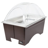 Transparent PC Rattan-Style Pastry Basket for Food and Snacks
