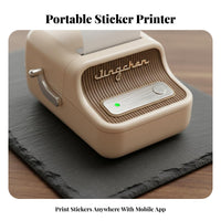 Portable Thermal tager Bluetooth Connectivity Mini Thermal tager for Kitchen