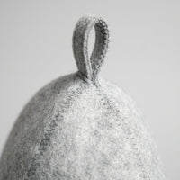 Sauna Hat for Women and Men with 200g Wool Felt for Heat Protection, Steam Cap for and Bathroom, Water Absorbent Non-Woven Material
