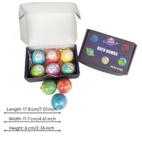 6 Pieces Bath Set Relaxing Bath Fizzies Handmade for Spa