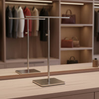 Handbag Display Stand Sturdy Bag Display Stand with Horizontal Crosspiece Heavy-Duty Handbag Holder for Boutiques, Closet Organization