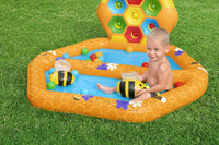 Bestway Inflatable Bee Volleyball Pool - Outdoor Home Kids Inflatable Ball Pool