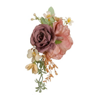 Artificial Corsage Formal Textile Flower Corsage Elegant for Prom, Grooms