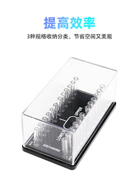 正畸弓丝收纳盒牙科弓丝放置盒方丝圆丝预成镍钛弓丝盒子正畸盒子