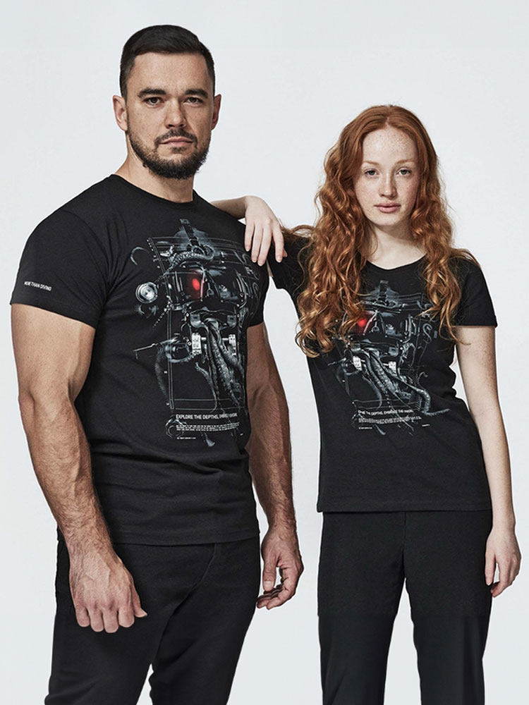 SANTI AfterDive 23 技术潜水员 MACHINA 系列 短袖 T恤 T-Shirt