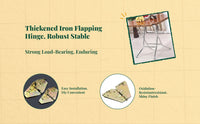 Panel Hinge, sturdy Duty Folding Table Hinge, Stainless Steel, Space Saving, Home Furniture Support