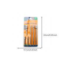 6 Pieces Socket Adapter Set Square Drive Adapter Hex Shank Steel Construction Electric Wrench Converter Suitable for DIY Professional Use