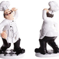Creative Resin Chef Figurine Decorative Home Decor for Bar, Western Restaurant, Cafe, Cake Shop