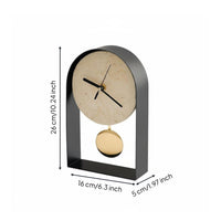 Pendulum Desk Pendulum Timepiece Luxury Design Home Decor Lightweight