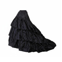 Wedding Dress Petticoat Flared Skirt Crinoline Underskirt Elastic Waistband