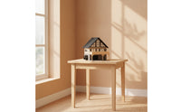 1/64 House Model Featuring a Balcony Architectural Scale Model House Detailed Miniature Villa for Hobbyists, Diorama