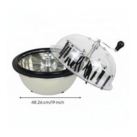 Manual Leaf Trimmer Non-Slip Base Harvesting Container Trimmer Domed Top