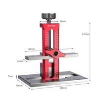 Cabinet Door Mounting Jig Aluminum Alloy Alignment Jig Sturdy Base Hardware Accessory for Carpenters