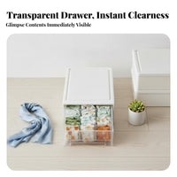 Underwear Divider Box Adjustable Compartments Divided Storage Drawer for Parents