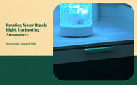 LED Water Ripple Night Light mood