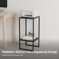Multi-Purpose Frame Stand Space-Saving Multi-Tier Open Shelving Unit Stable and Sturdy Easy Assembly for Downice, Study Room