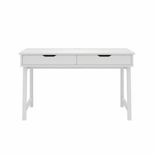 Vanity Set with Lighted Mirror space-saving Design Dressing Table Rounded borders