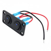 Easy Installation 12V/24V Control Switch Panel Long-Lasting Construction Marine Switch Panel for DIY Enthusiasts