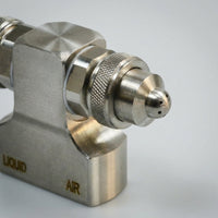 Nozzle 4BSPT Misting Low Pressure, 304 Stainless Steel Fogging Nozzle, Wide Angl #variant:Double-head Wide-angle Round Spray