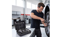 Compact Wrench Kit with Case Heavy Duty Tire Lug Nut Wrench Convenient Tire Changer Manual for Car Owners