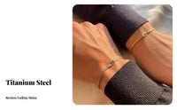 Love Knot Bracelet Stainless Steel Knot Bracelet Handmade for Valentine's Day