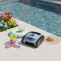 Robotic Pool Cleaner Extended Runtime Automatic Pool Cleaning Robot Auto-Parking