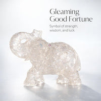 Crystal Elephant Home Decor, Gifts Women Mum Ornament, Crystal Gifts Women Mum Birthday, Elephant Fi - Image 3