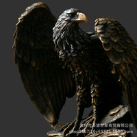 树脂工艺品办公室大展宏图老鹰大鹏展翅摆件客厅高级真实感受强