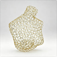 Iron Underwear Display Form Sturdy Wire Bust and Hips Display Stand Space Saving