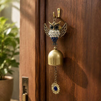Owl Door Chime Self Decorative Knock Ringer Retro Design for Entry Door