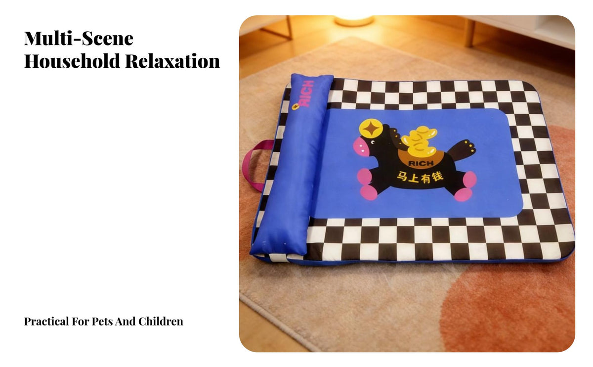Soft Pet Sleeping Cushion Multi-Season Use Non-Slip Pet Mat Breathable Material Cartoon Dog Sleeping Pad for Dog, Small pet