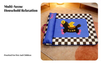 Soft Pet Sleeping Cushion Multi-Season Use Non-Slip Pet Mat Breathable Material Cartoon Dog Sleeping Pad for Dog, Small pet