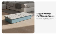 Rolling Underbed Drawer Stackable Under-Bed Rolling container sturdyDuty Frame