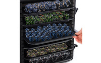 Transparent Miniature Display Case Lockable Portable Display Case Secure Cabinet Heavy-Duty for Collectors
