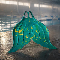Training Monofin Rubber Fin Diving Use for Pool