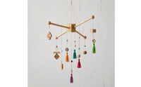Diy Wind Chime Frame Natural Finish Wind Chime Bracket Hardware Decorative Metal Long-Lasting for Crafters, Home Decor
