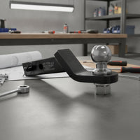 Sturdy Trailer Hitch Ball Mount Adjustable Ball Mount with Hitch Pin Dependable Hardware Versatile for Towing, Hauling