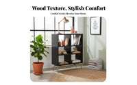 Low Sectional Cubby Shelf Multi-Functional Storage Single Piece Large Capacity Stable Frame for Apartment Dwellers, Home Office
