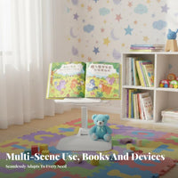 Adjustable Reading Easel Retractable Page Holders for Desk, Home, Students, Kids