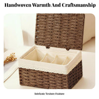 Multicompartment Storage Case Fixed compartments Lidded Compartment Box Space-Saving