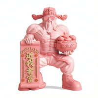 Deity Figurine with Ingot Bowl Desktop Decor Decorative for Office, Homeowners