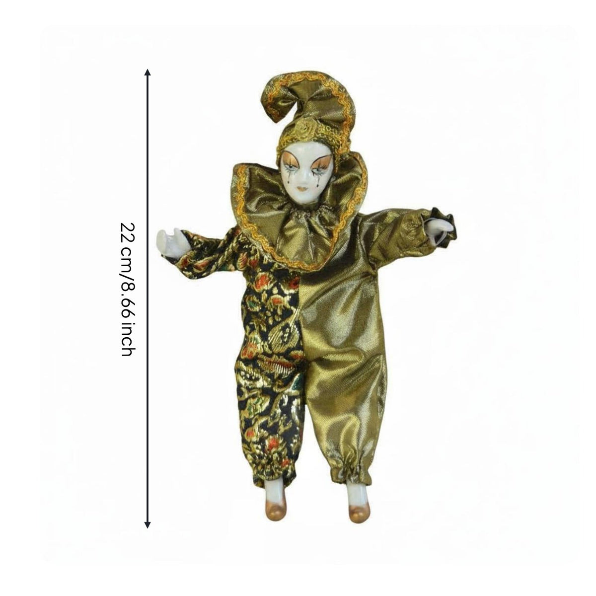 Tearful Clown Figurine Giftable Table Top Clown Decor High Quality for Tabletop