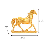 Horse Figurine Glossy Horse Statue Elegant for Office, Bookshelf, Art Collectors