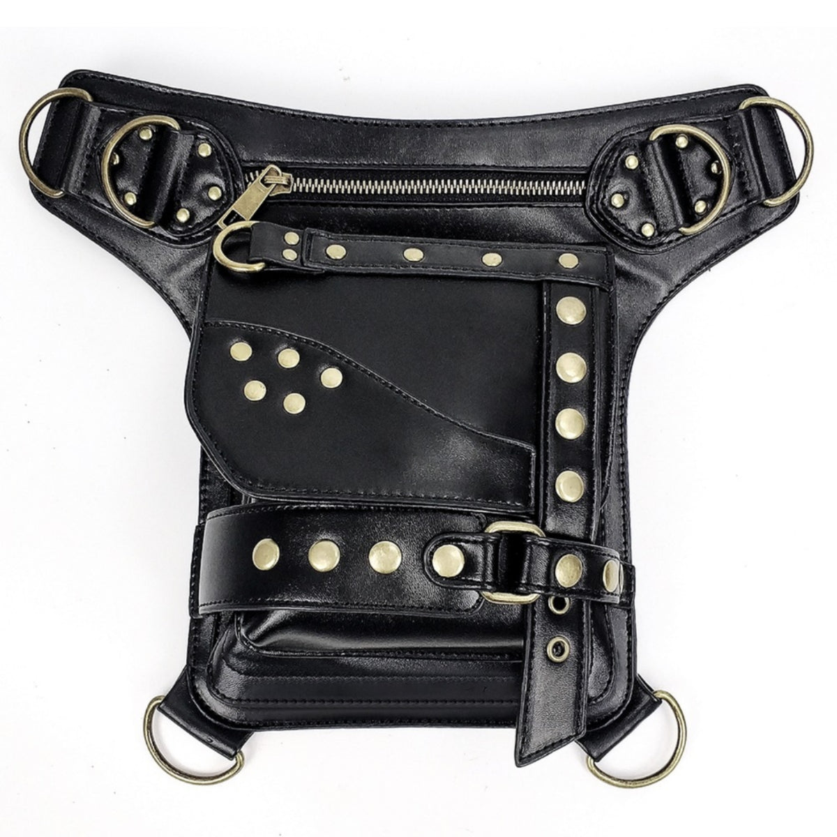 Waist Bag with Belt Steampunk Fanny Pack Hands-Unrestricted for Bikers